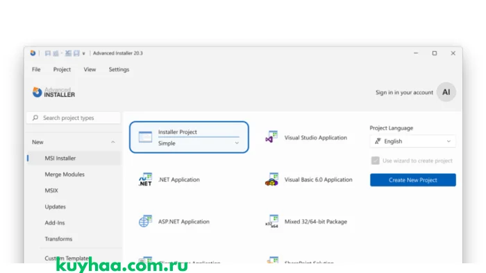 Advanced Installer Architect