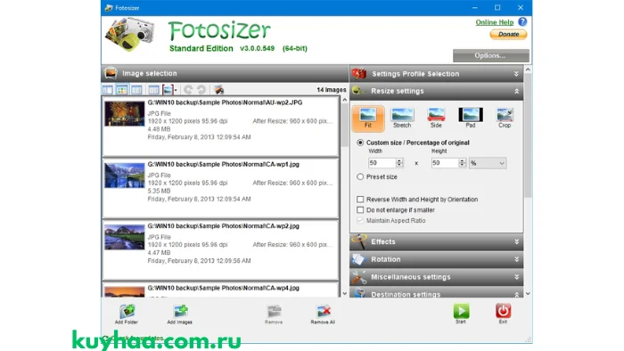 Fotosizer Professional
