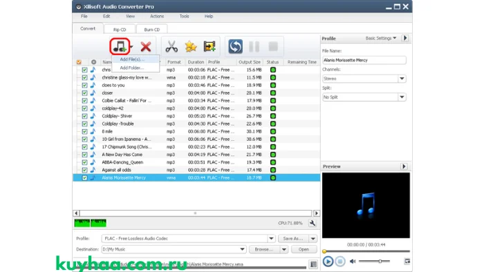 Xilisoft Audio Converter Pro